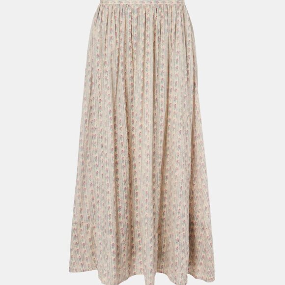 Polo by Ralph Lauren Floral Cotton A-Line Skirt - Size 14 - Picture 1 of 6